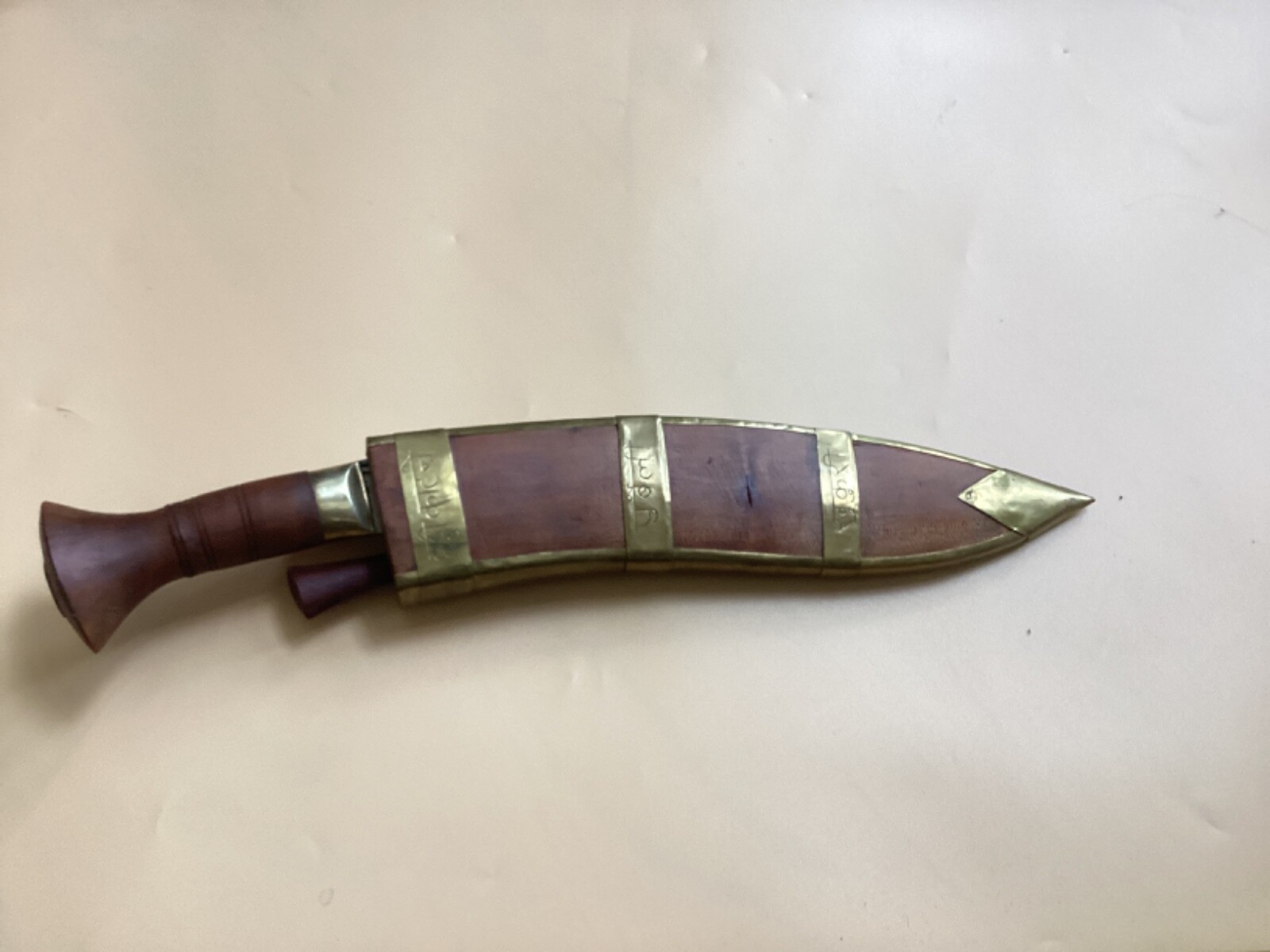 RARE GK Bone Cutter Kukri, Village Khukuri 18 inch Hand Forged Blade Knife.