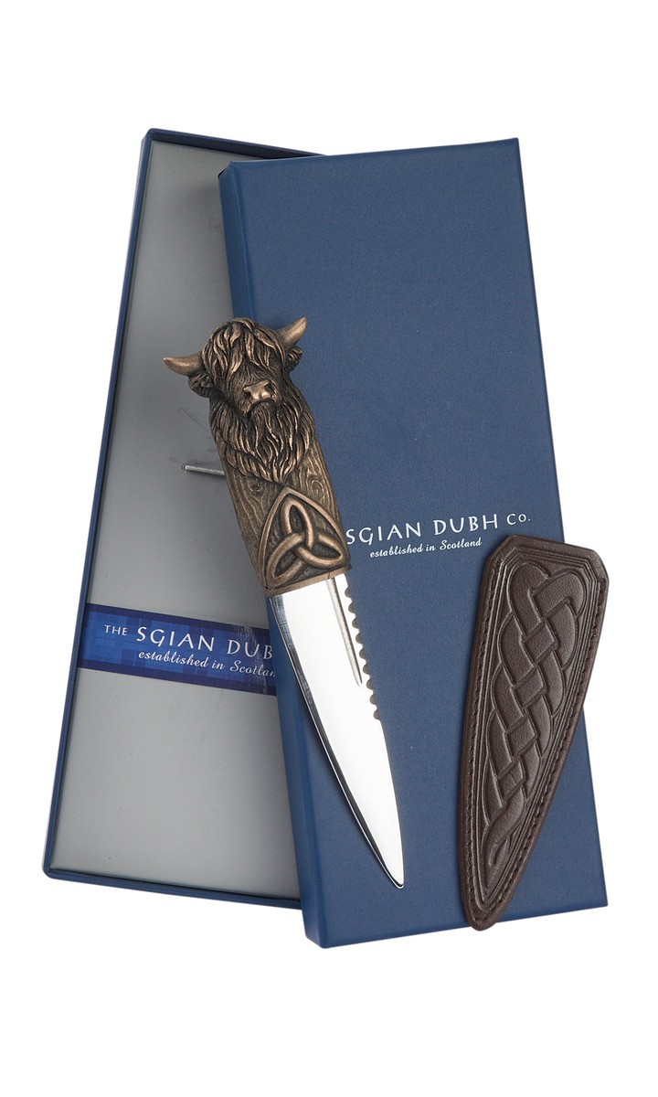 Highland Cow Sgian Dubh Bronze, Charles Buyer RSD5Z