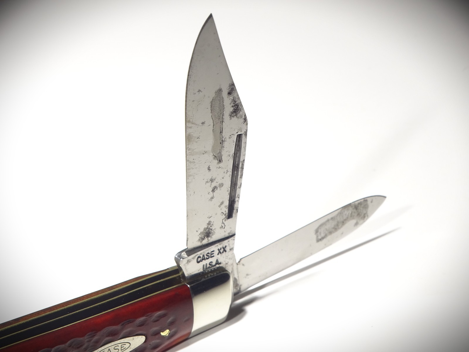💥1974 Case XX 6231 1/2 ~ Tear Drop Jack ~ Beautiful Red Bone ~ Never Sharpened~