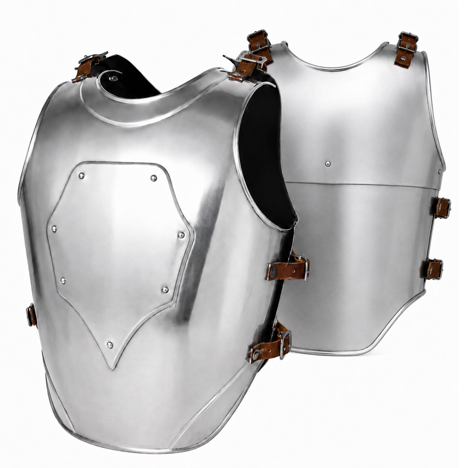 Legends in Steel Medieval Cuirass Body Armor Breastplate Back Plate Set LARP
