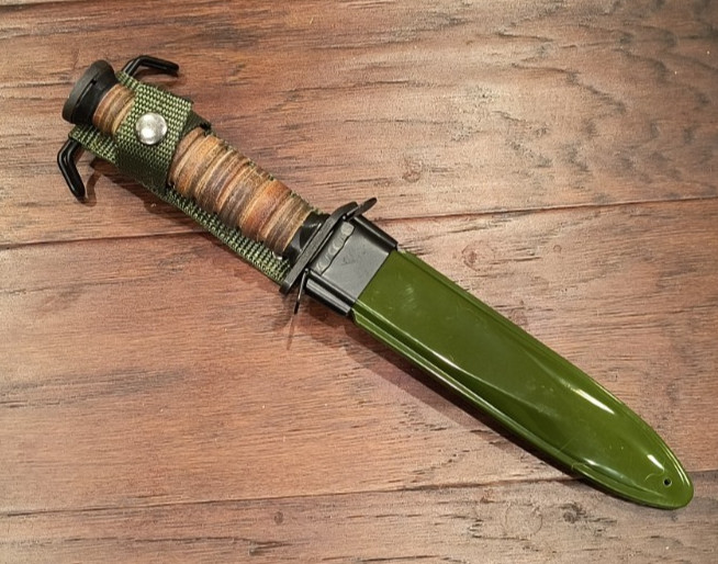BOC M7 Knife Bayont + M8A1 Scabbard USA Vietnam War Era Army Military USMC
