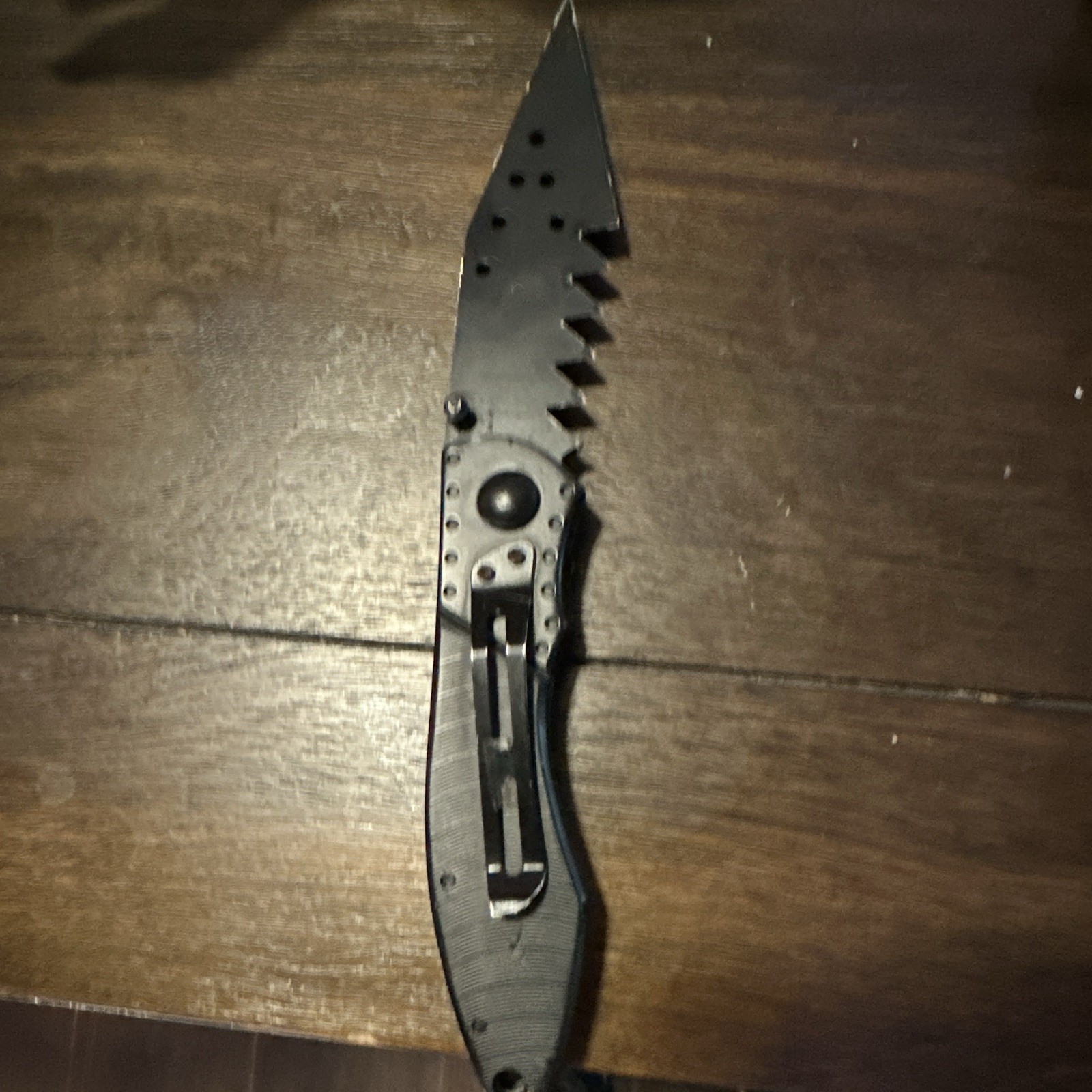 Master Knives Tanto Pocketknife Combo Edge Stainless Liner Lock 2.76-4in Black