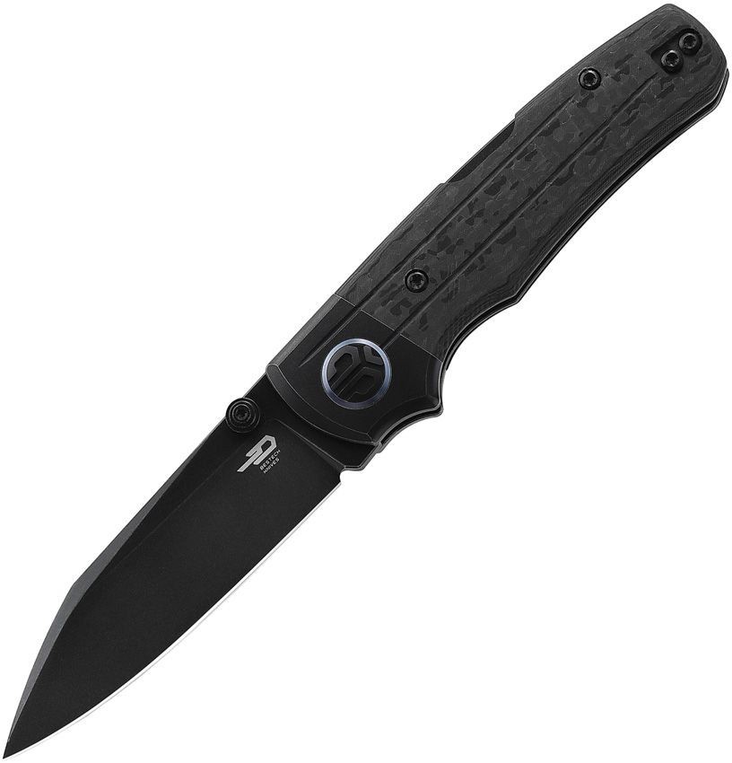 Bestech Knives Tonic Folding Knife 2.88″ M390 Steel Blade Titanium/Carbon Fiber