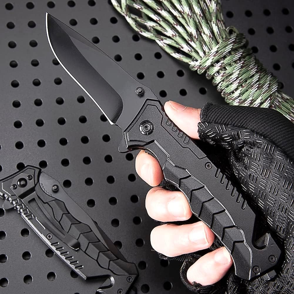 7.8″ SPRING OPEN ASSISTED TACTICAL FOLDING POCKET KNIFE EDC Blade Tactical Tool
