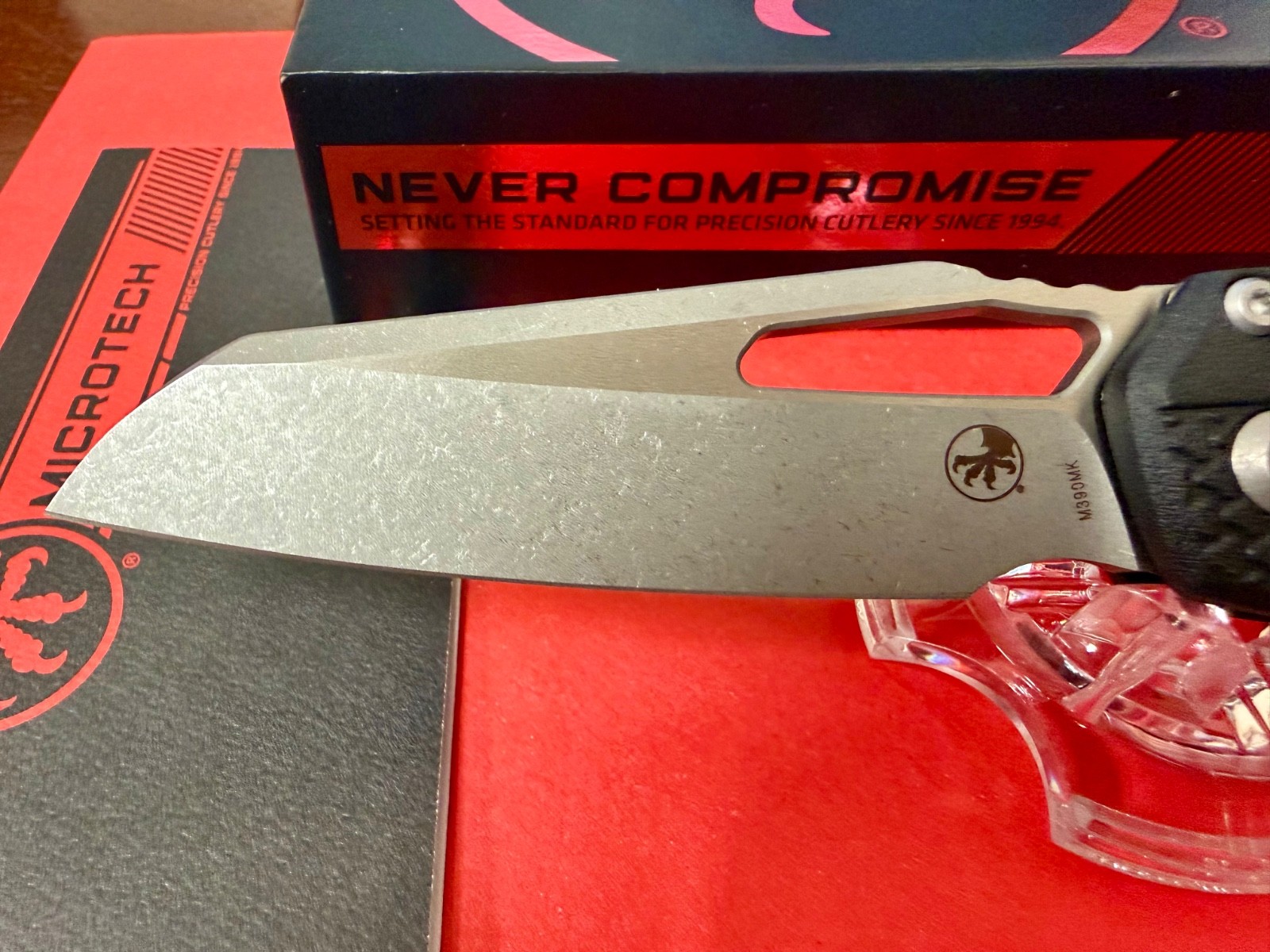 Microtech MSI RAM LOK Black Polymer & M390MK Apocalyptic Standard 210T-10APPMBK