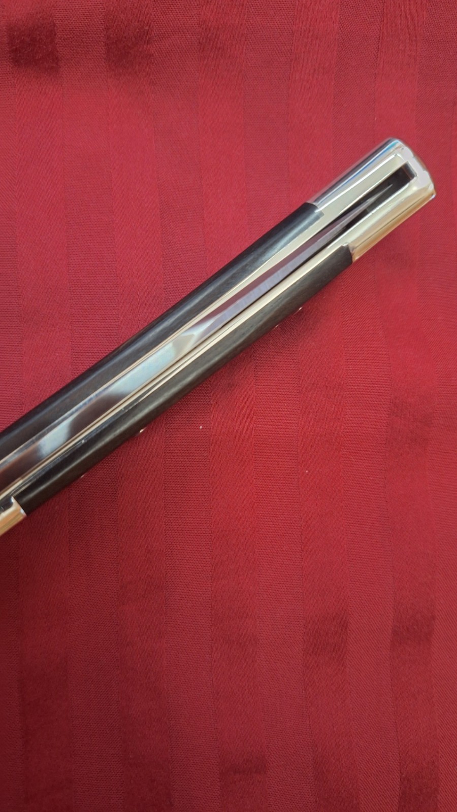 New Buck 110 Hunter Clip Point Knife Nickel Sliver Stamped Tang! Yes Nickel!