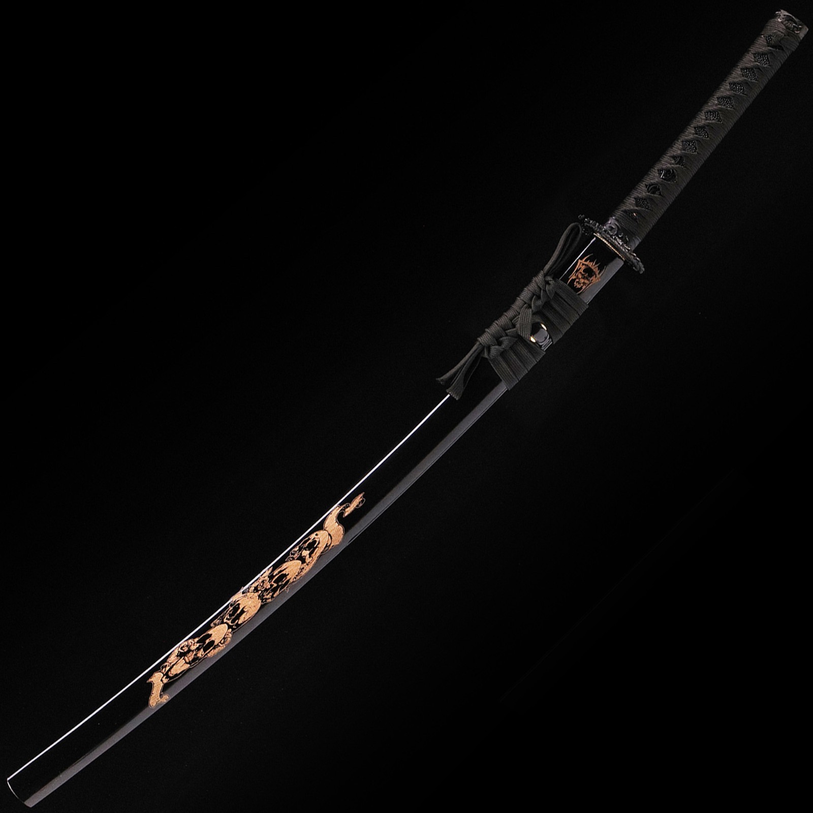 Handmade Japanese Katana Sword 1060 High Carbon Steel Samurai Swords Full Tang