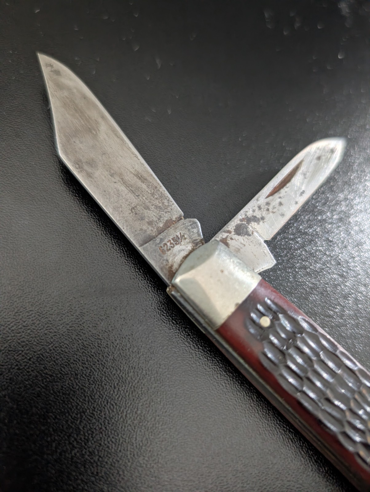 Case XX 6235 1/2 Swell End «slick» bone handle Jack Knife manufactured 1965-1969