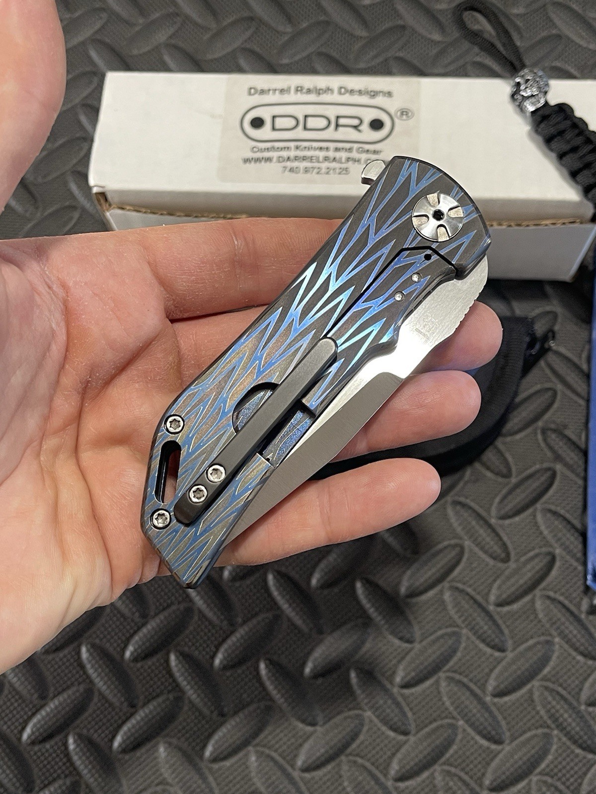 Darrel Ralph Knives – Dominator V4 – Anodized Titanium Scales w/ a S35VN Blade.
