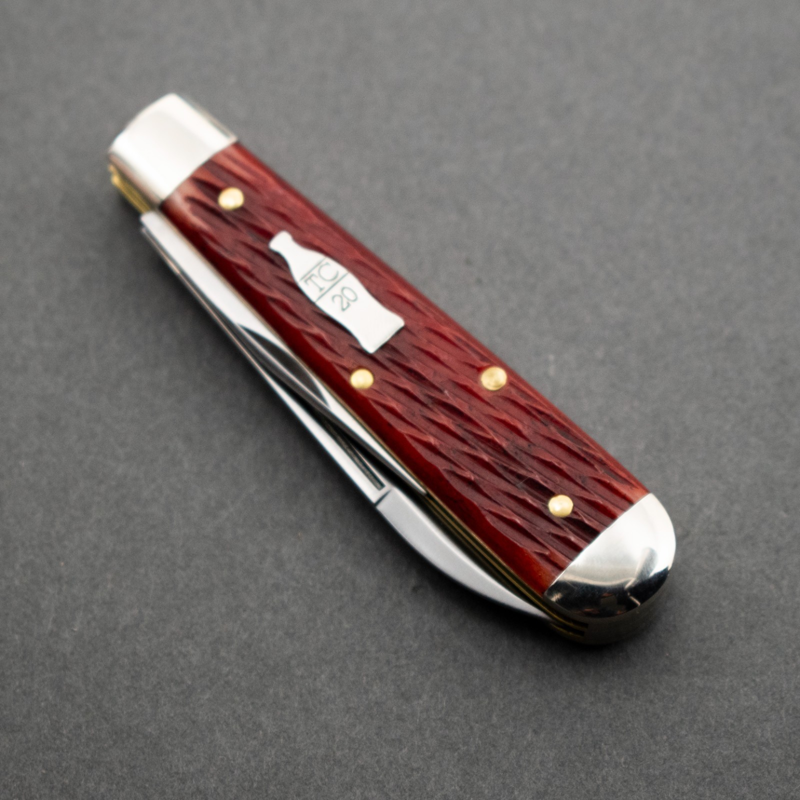NEW! Great Eastern Tidioute #15 Crown Lifter, Cinnabar Jigged Bone GEC 152226CL