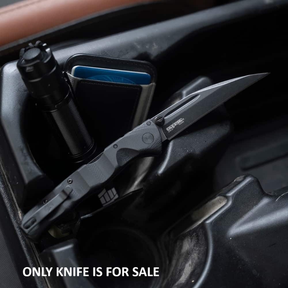 Cold Steel Frenzy II Folding Knife 3.5″ CPM-3V Steel Blade Black G10 Handle
