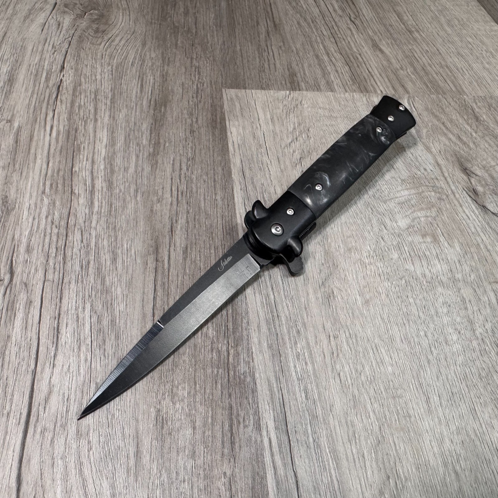 9″ Tactical Spring Assisted Open Balde Folding EDC Pocket Knife