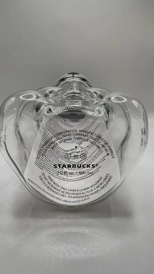 2025 Glass Starbucks Bearista Bear Cold Cup Holiday Limited Edition New
