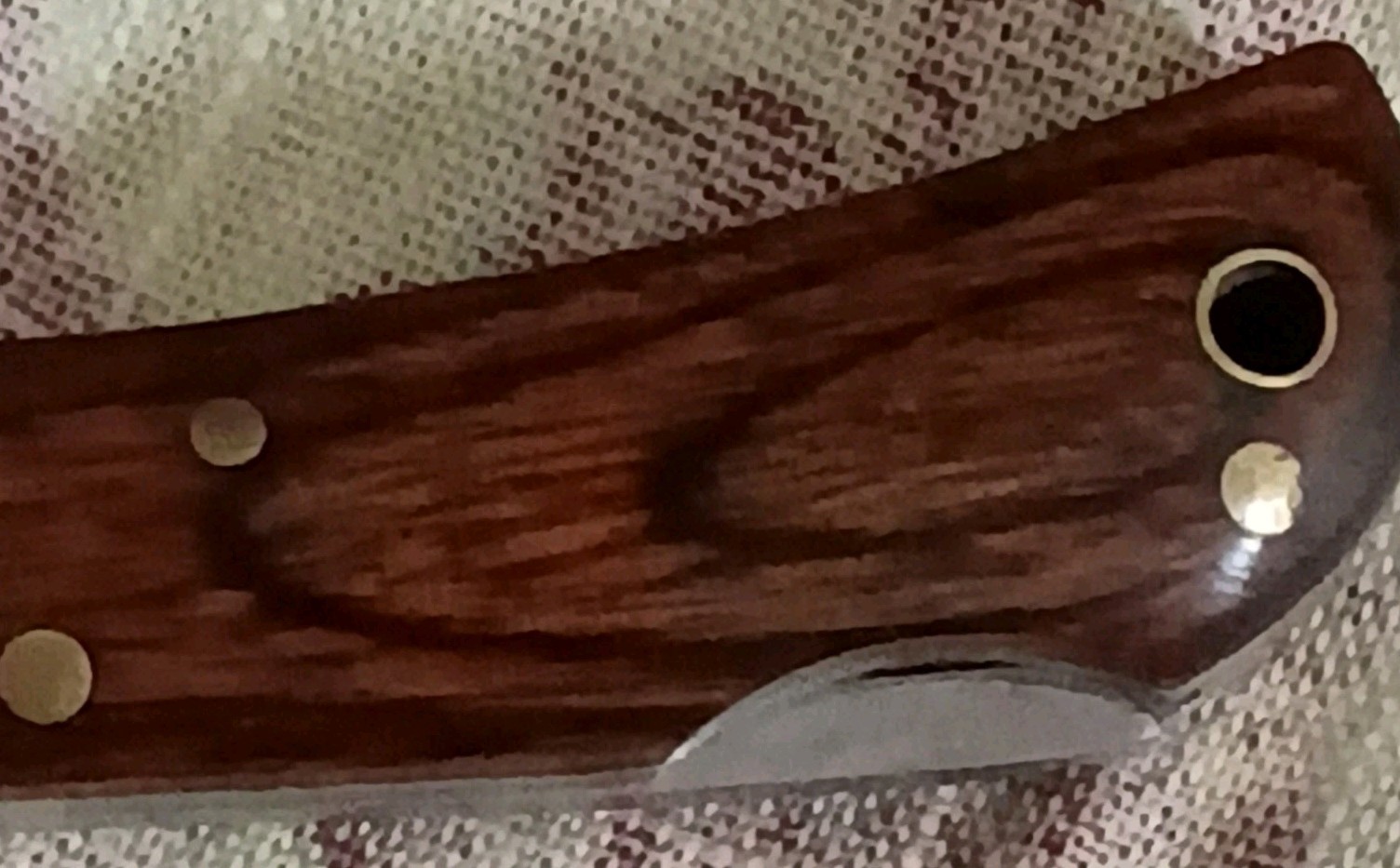Carolina Carolina Lockback Pocketknife Clip Point 2.76-4in SS Blade Wood