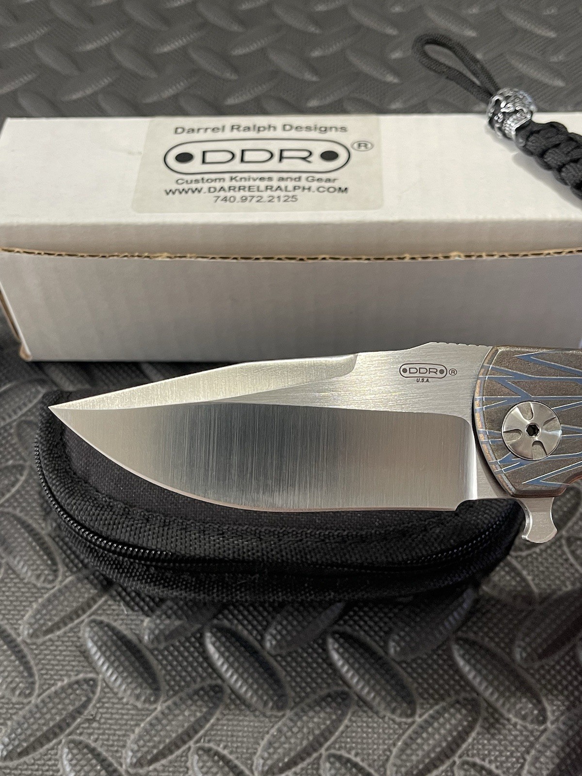 Darrel Ralph Knives – Dominator V4 – Anodized Titanium Scales w/ a S35VN Blade.