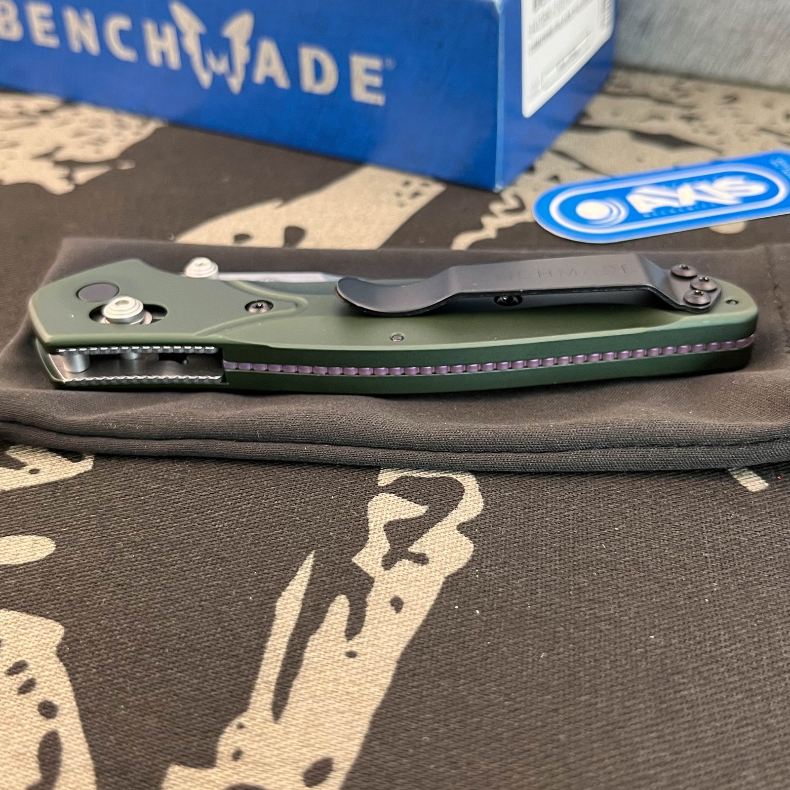 Benchmade 940 OSBORNE GREEN ALUMINUM CPM-S30V BLADE 3.4» Folding Knife