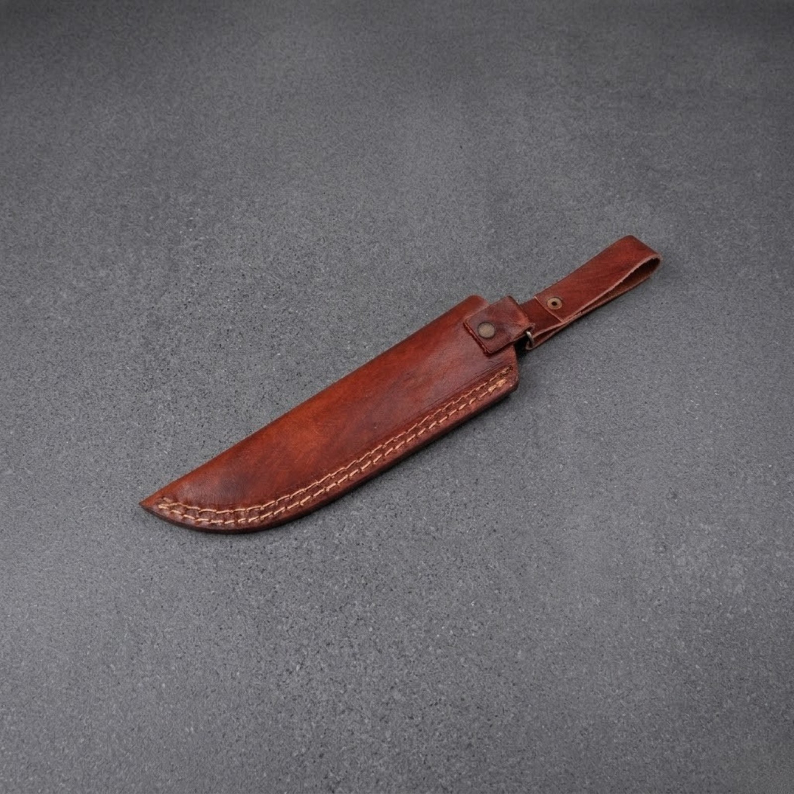 Shard Collectible Hand Crafted Brown Leather Sheath for Ka-Bar Fixed Blade Knive