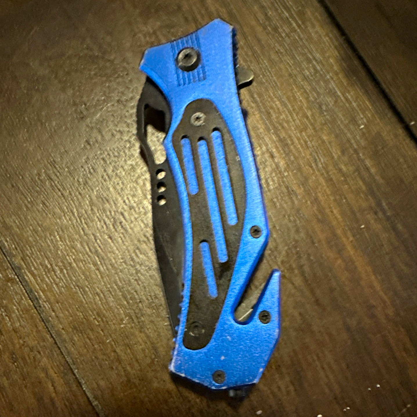 Tac-Force Stallster Manual Folding Pocketknife Drop Point Plain 2.76-4in Blue