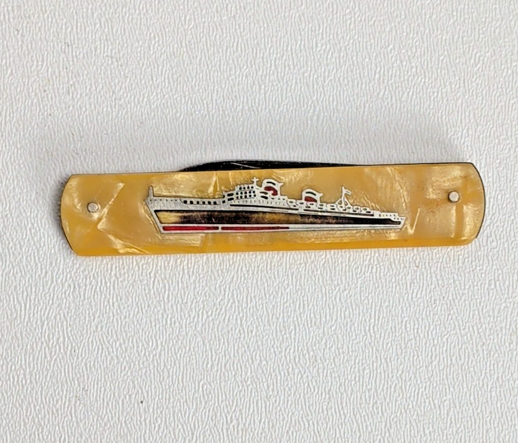 Vintage Solingen Germany SS United States Souvenir Pocket Knife Kaufmann K55K