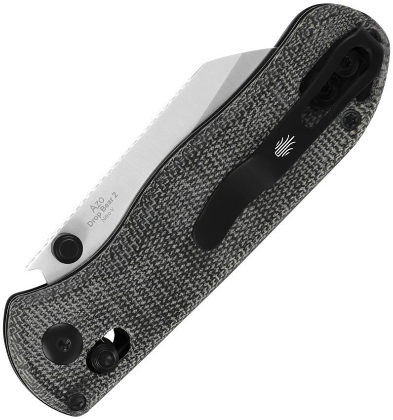 Kizer Cutlery Drop Bear 2 Folding Knife 2.88″ Nitro V Steel Blade Micarta Handle
