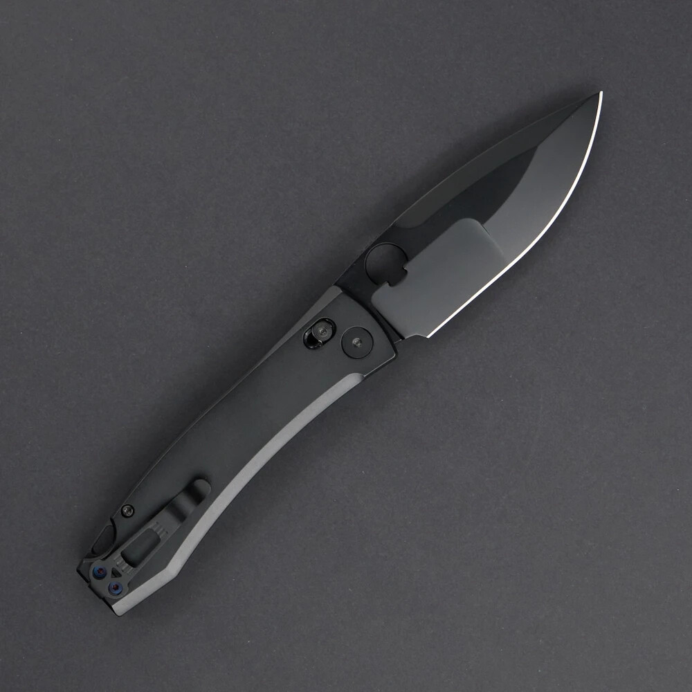 Daggerr Knives Nightmare Folding Knife 3.88 Magnacut Steel Blade Titanium Handle