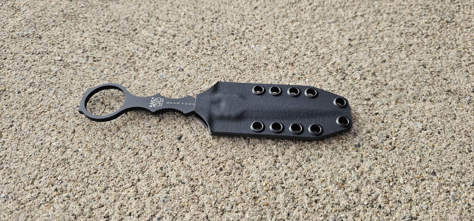 BENCHMADE «SOCP 176BK» kydex sheath, PANCAKE style Sheath, Paracord (BK)