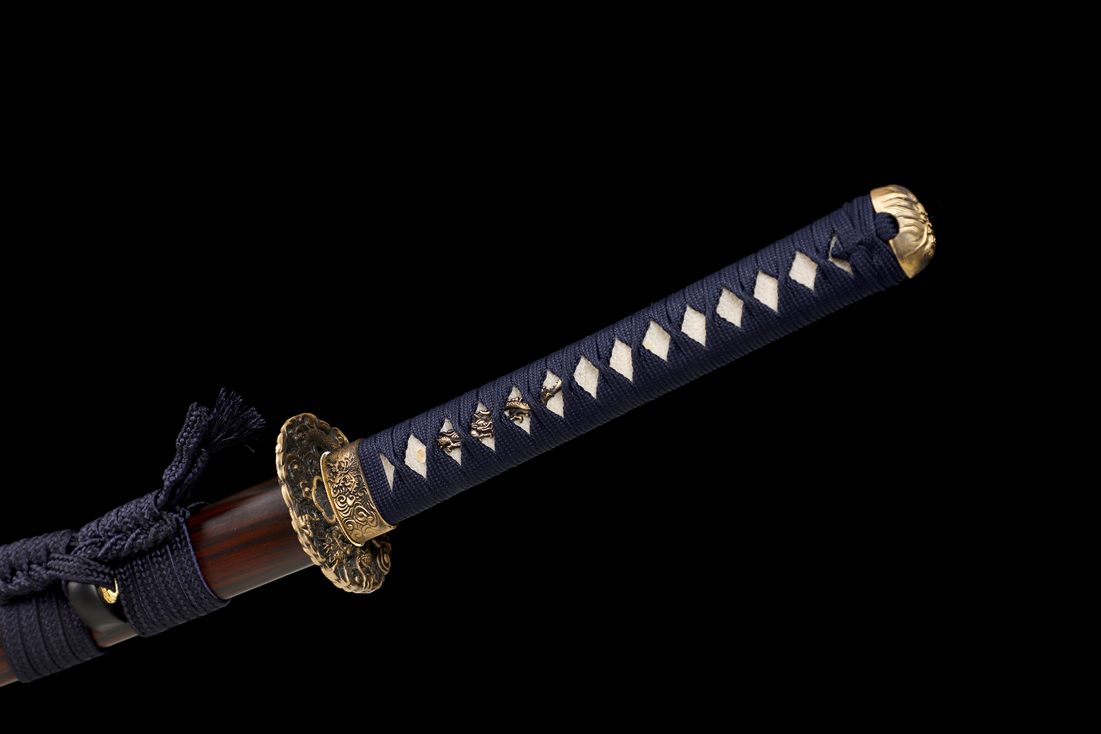 Katana Sword Clay Tempered L6 Steel Suguha Hamon (直刃) Samurai Sword Full Tang