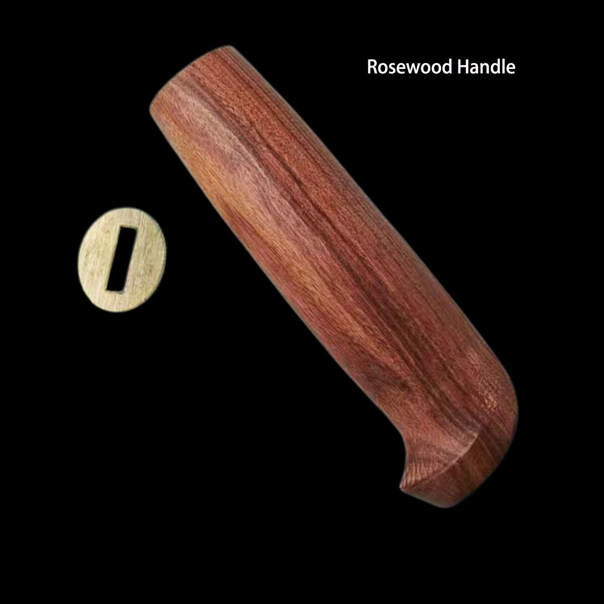 New Solid Wood Knife Handle Handlebar DIY Tool Wooden Knife Grip Craft Material