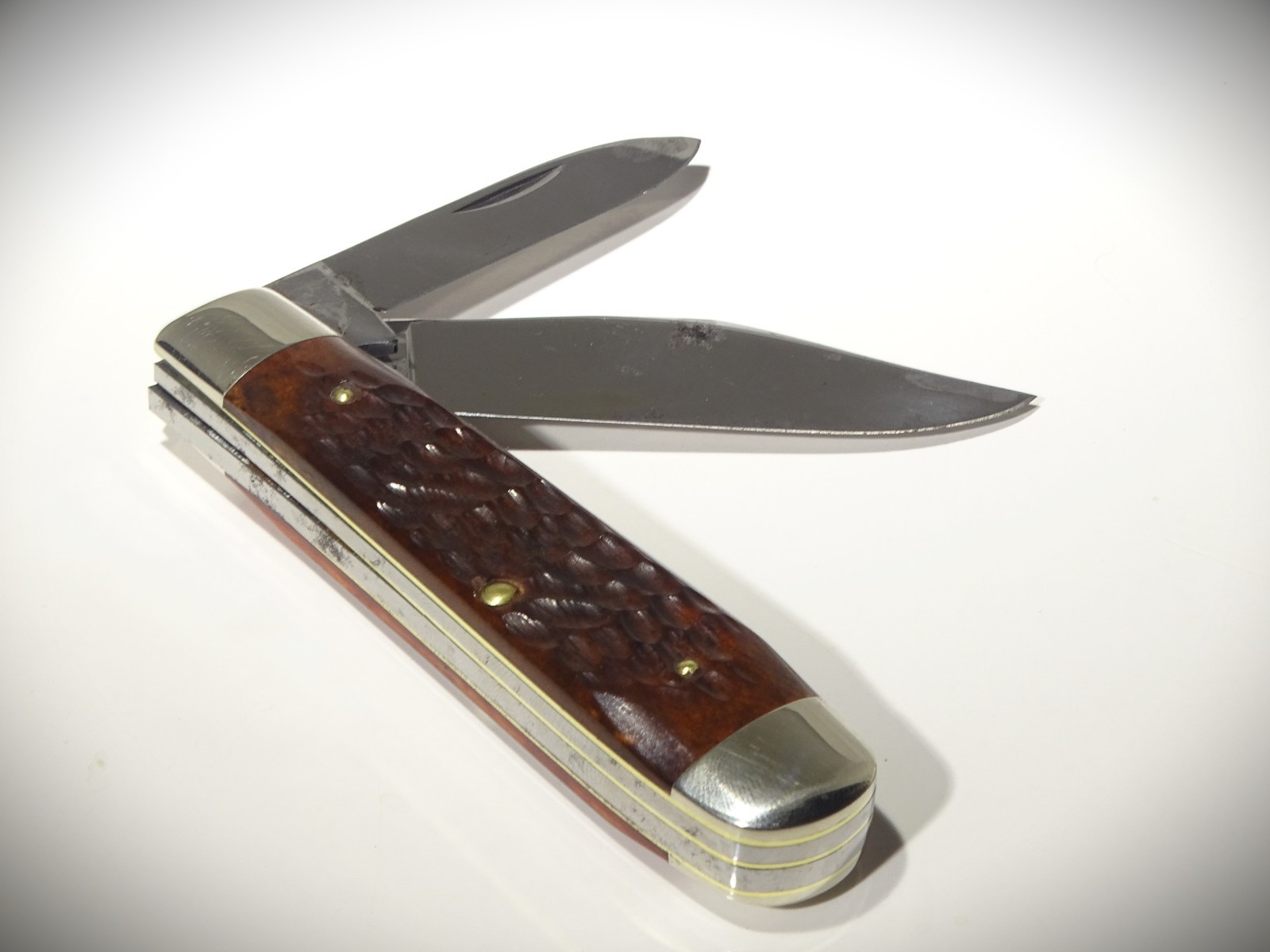 💥1974 Case XX 6231 1/2 ~ Tear Drop Jack ~ Beautiful Red Bone ~ Never Sharpened~