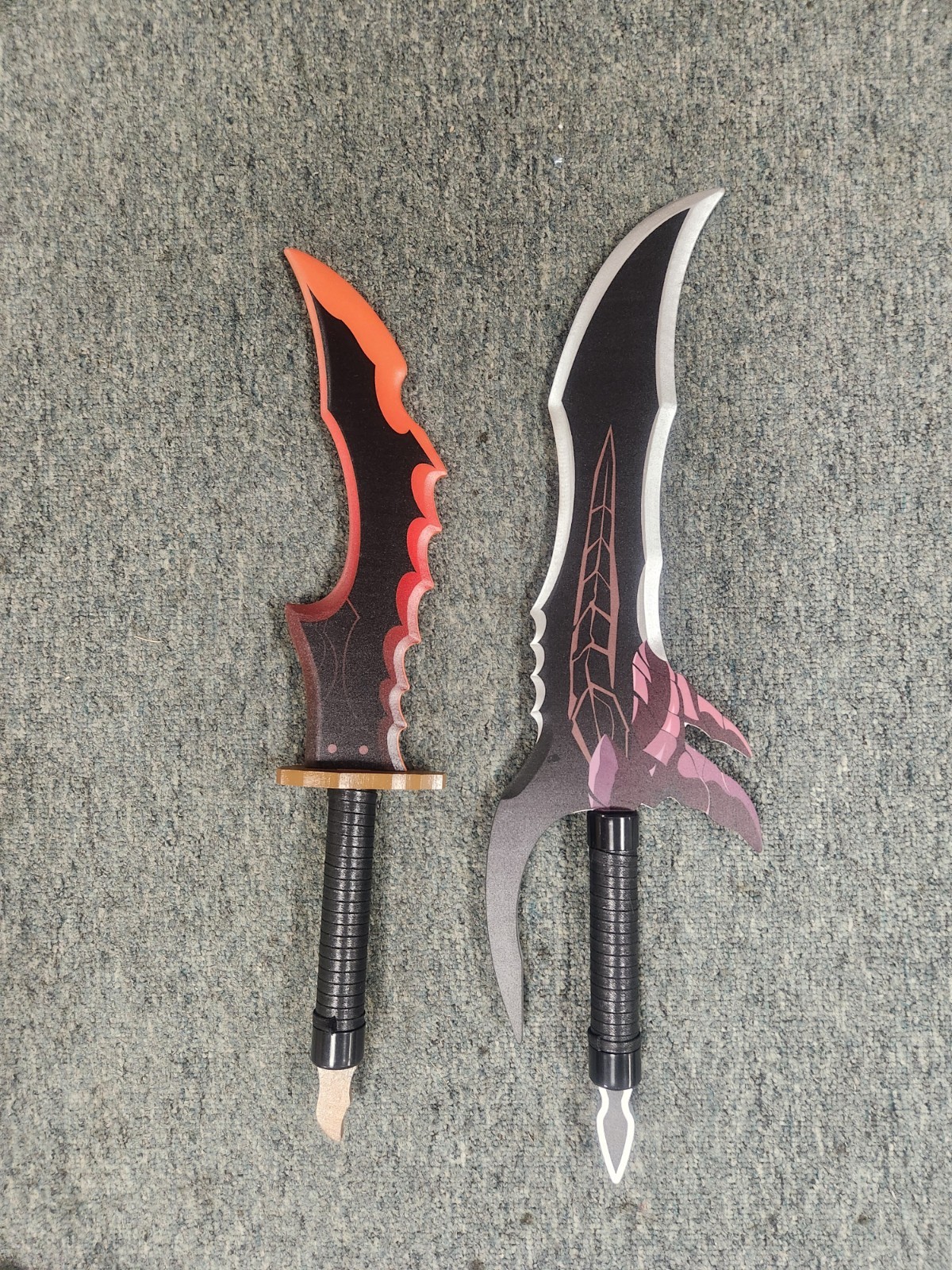 Sung Jin-woo Cosplay Knives Knife Dagger Sword Prop Roleplay Set US Seller