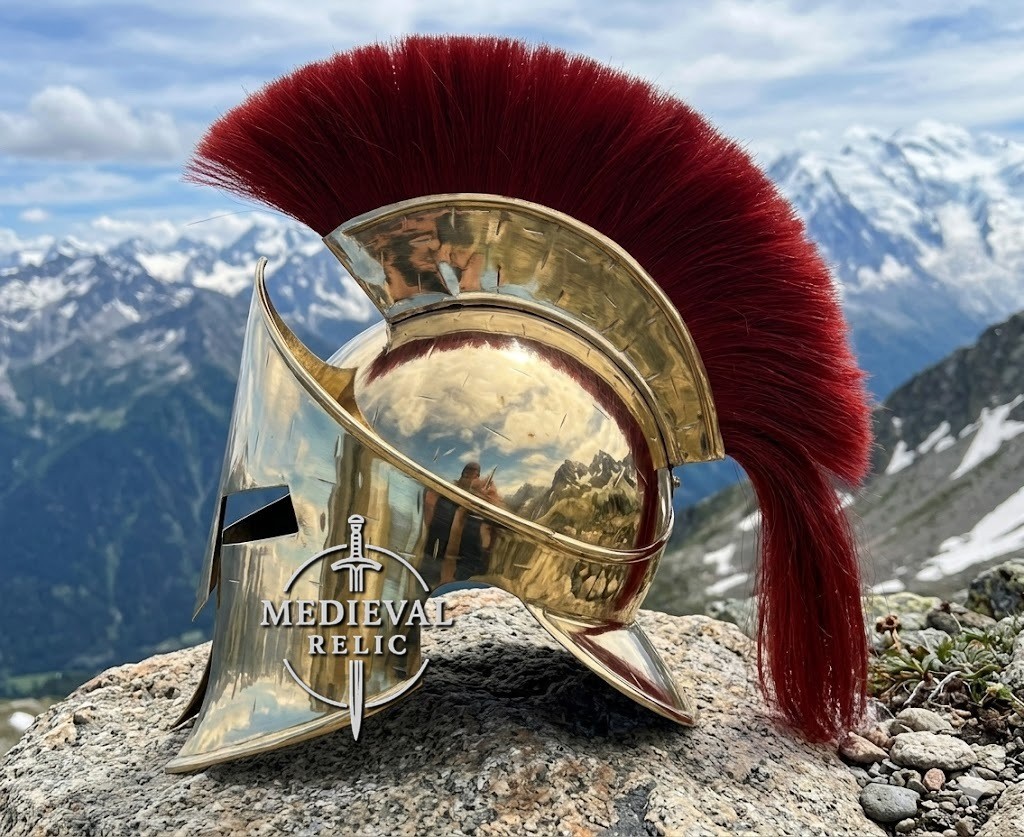 300 Spartan King Leonidas Helmet Medieval Greek Warrior Helmet for Movie LARP