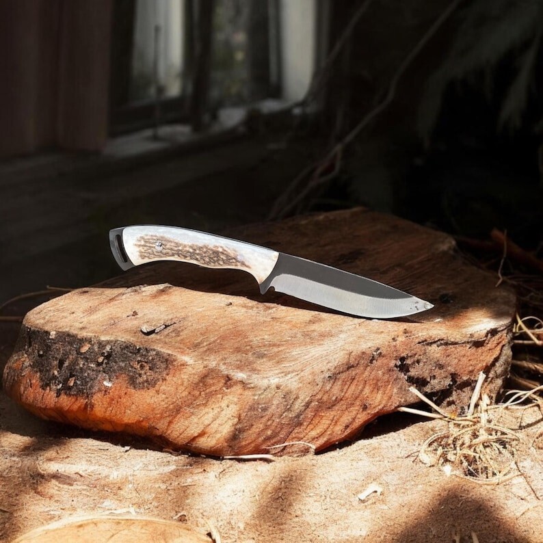 Deer Antler Handle Special Outdoor Knife, Camping Tools, Survival Knife,Hunting