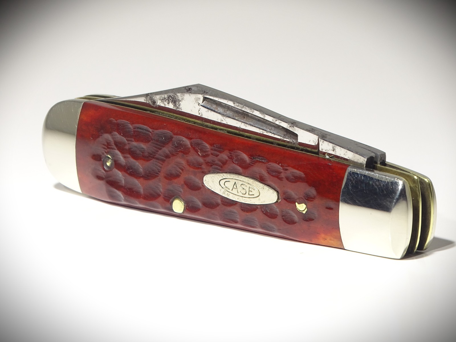💥1974 Case XX 6231 1/2 ~ Tear Drop Jack ~ Beautiful Red Bone ~ Never Sharpened~