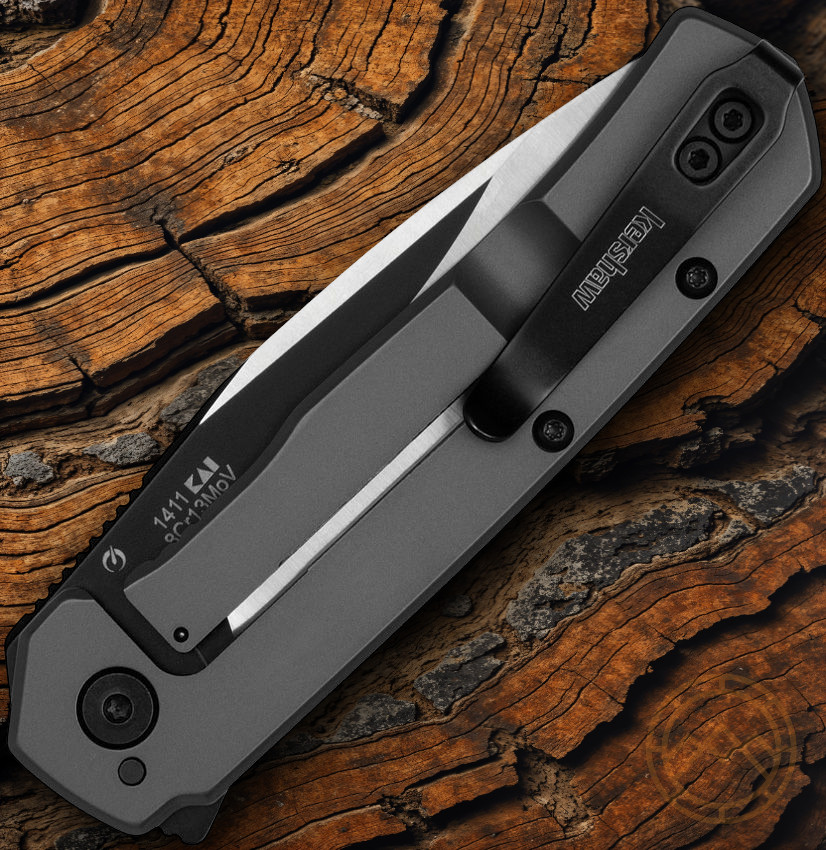Kershaw Thermal Assisted Folding Knife 3″ 8Cr13MoV Steel Blade Stainless Handle