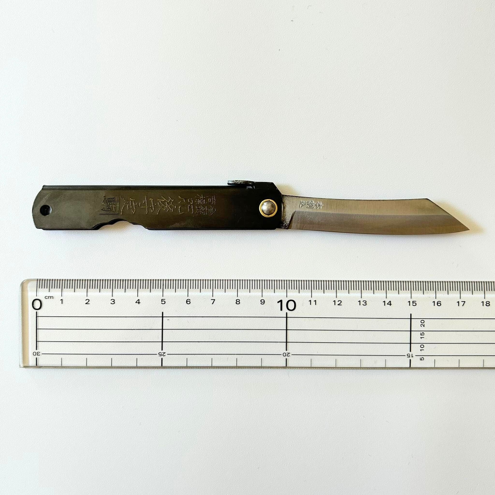 Japanese Higonokami Folding Knife, SK Steel 100mm Black -Free Shipping,US Seller