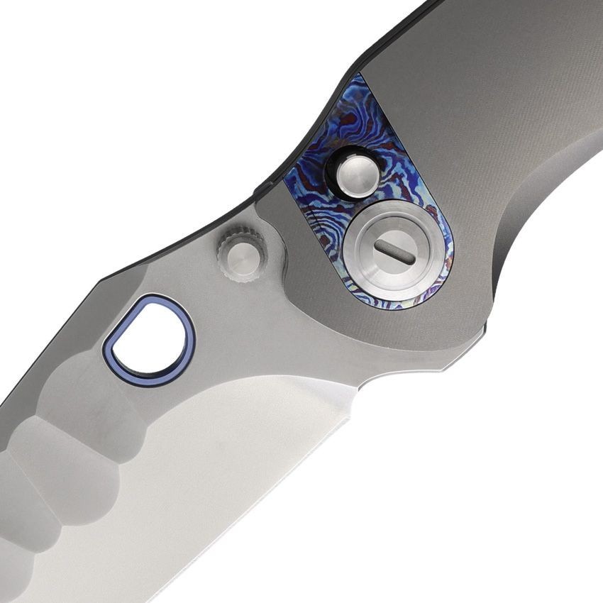 Ketuo Dirty Bird Folding Knife 3.75″ M390 Steel Blade Titanium/Mokuti Handle US