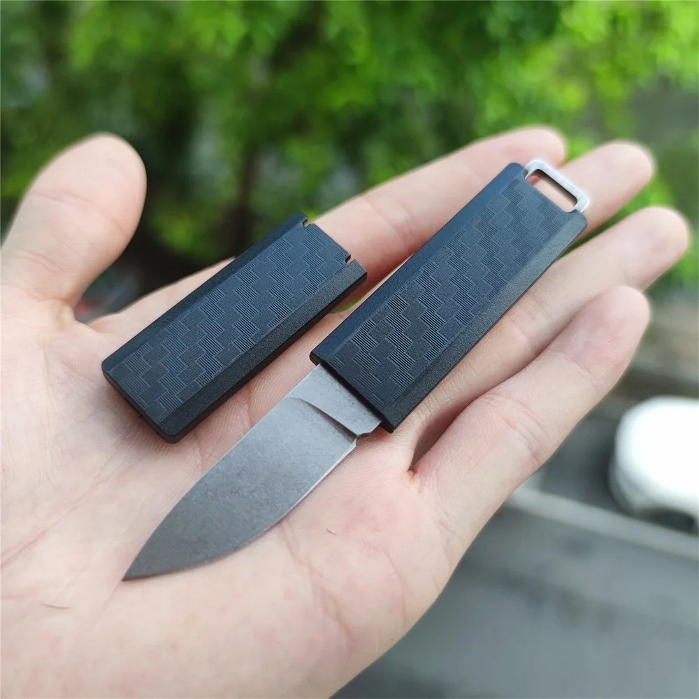8Cr13MoV Small Fixed Blade Knife Camping Hunting Fishing EDC w/ Sheath