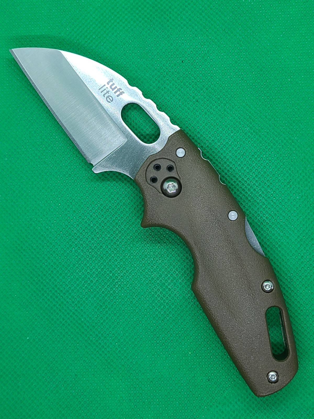 Cold Steel Tuff Lite 20LTFZ AUS8 Stainless Steel Dark Earth New In Clamshell