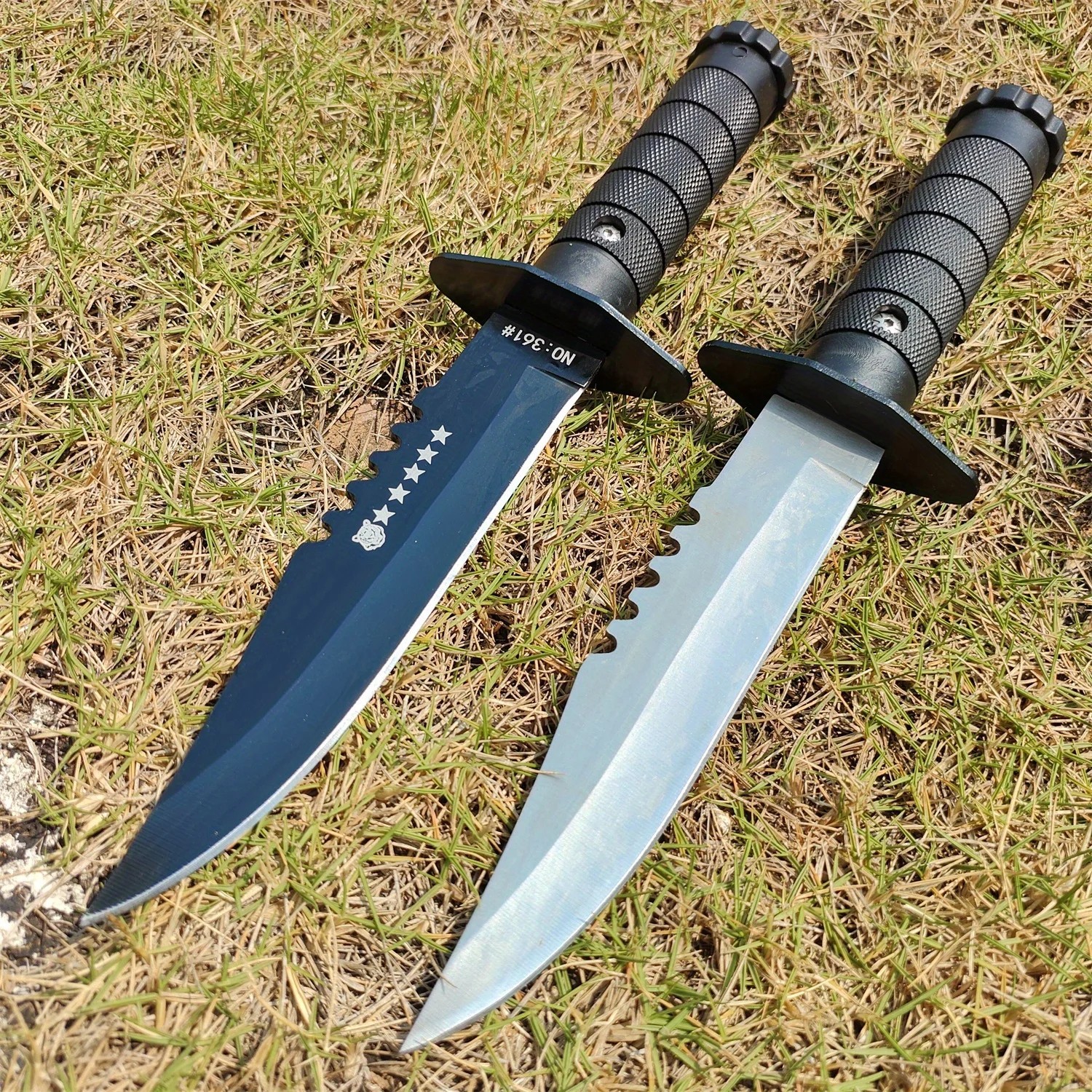 MILITARY Hunting TACTICAL FIXED BLADE SURVIVAL Army Knife