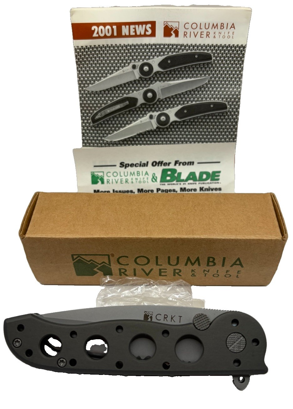CRKT M16-12 Carson Design Tactical Folding Knife Tanto Serrated NOS w/ Box
