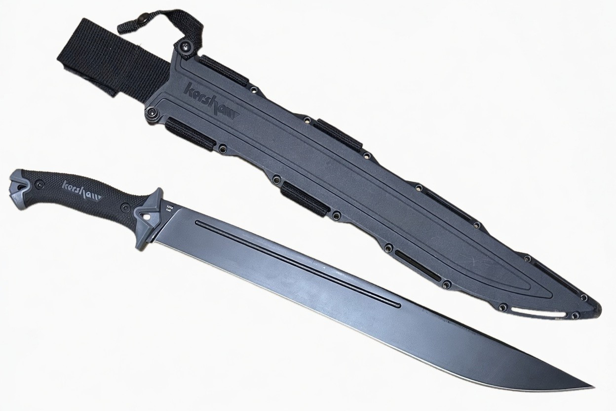 Kershaw Knives: Kershaw Camp 18 inch fixed blade machete hunting KE-1074