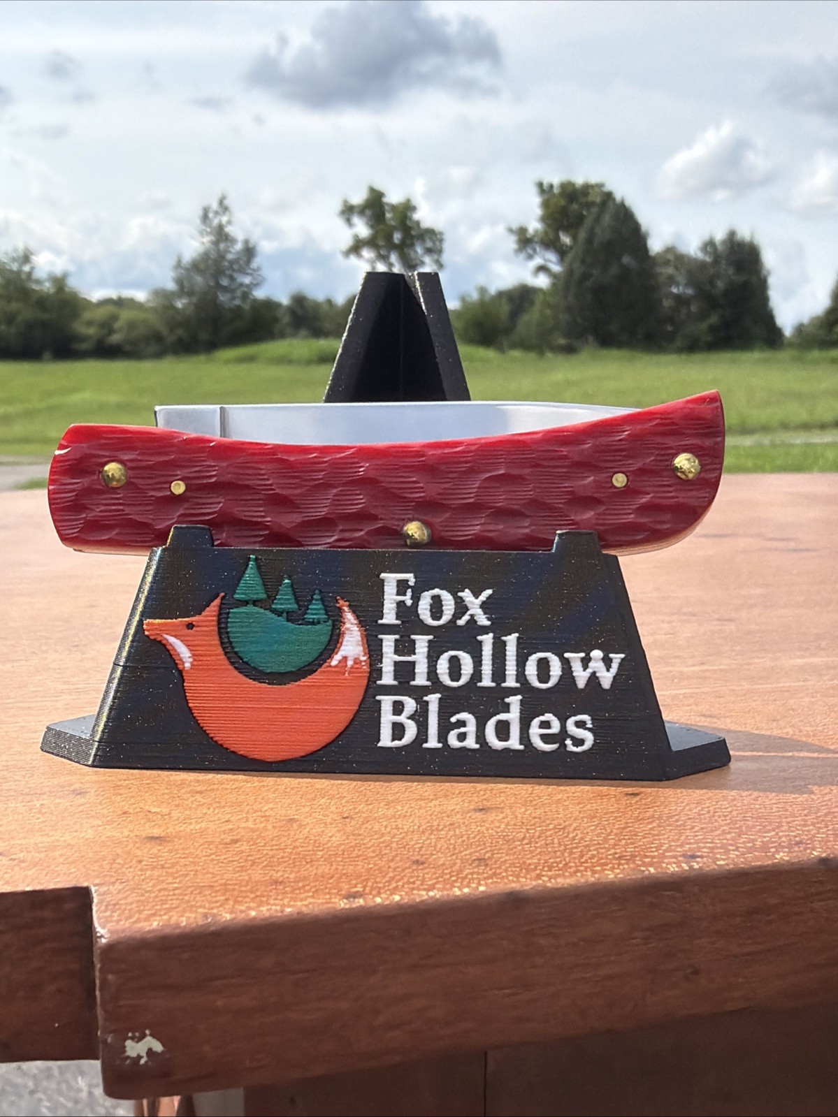 Case XX 2025 Dark Red Peach Seed Jig Bone 6137 CS Sod Buster Jr. Knife