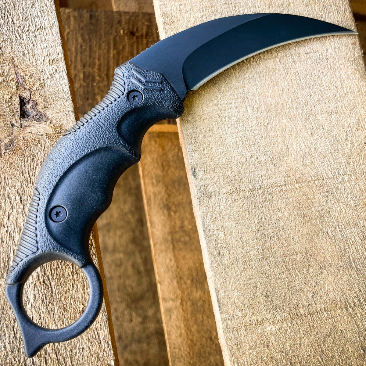 7.5″ Military Tactical Hunting COMBAT Karambit FIXED BLADE KNIFE Survival EDC