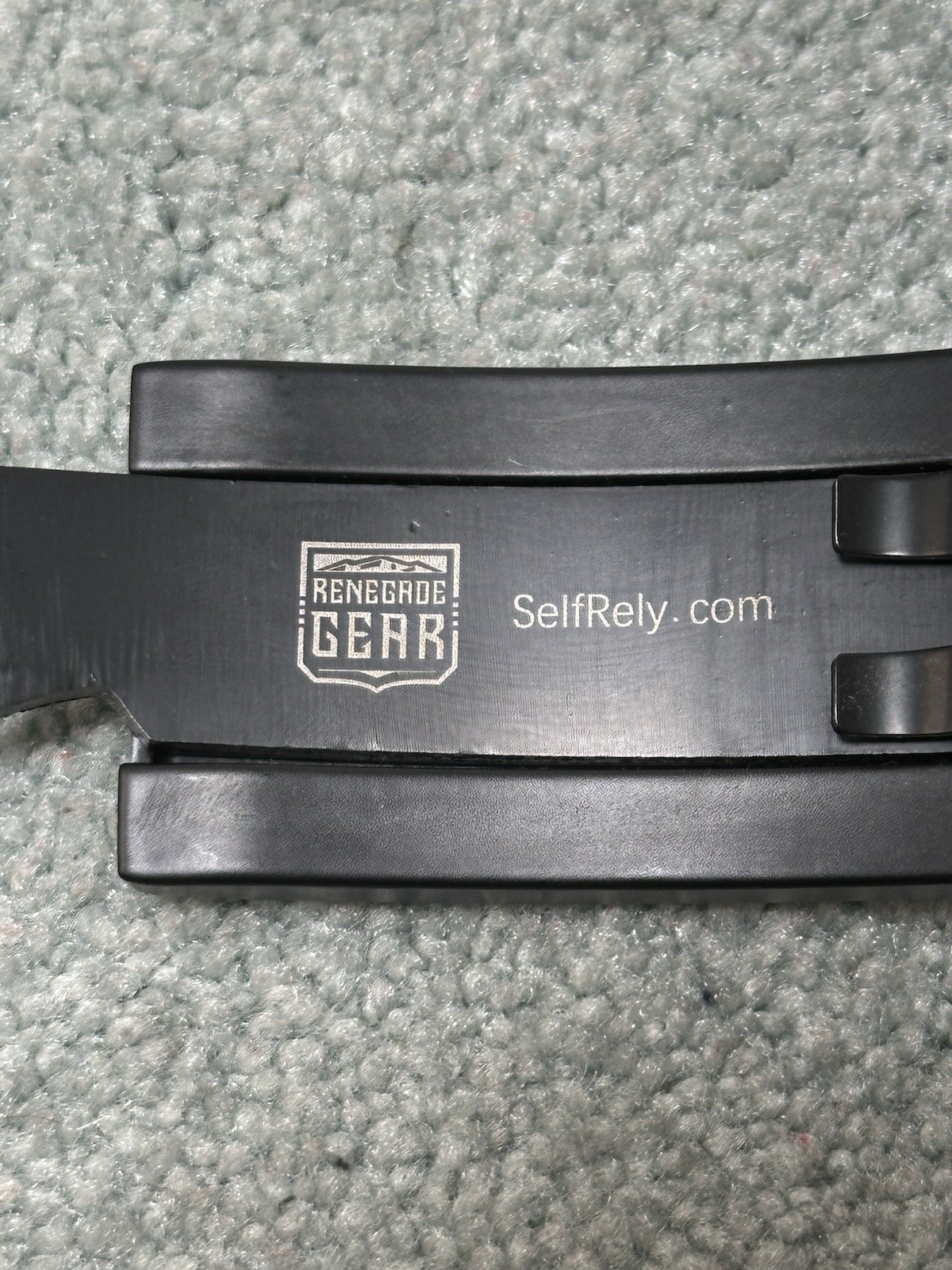 Belt knife ✅Renegade Gear Self Rely Black , 1 Blade 2.75in security