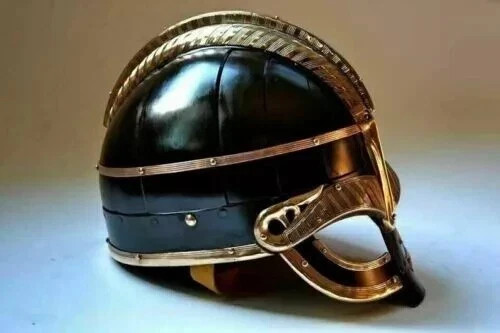 Vendel Viking Helmet 16 Gauge Steel Medieval Knight Armor Helmet Hallowen Gift