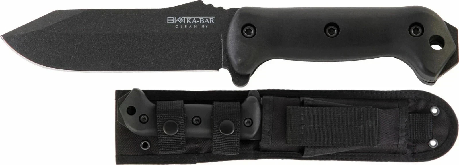 KA-BAR Becker BK10 Crewman Fixed Blade Survival Knife with Sheath – 5.5″ Blade