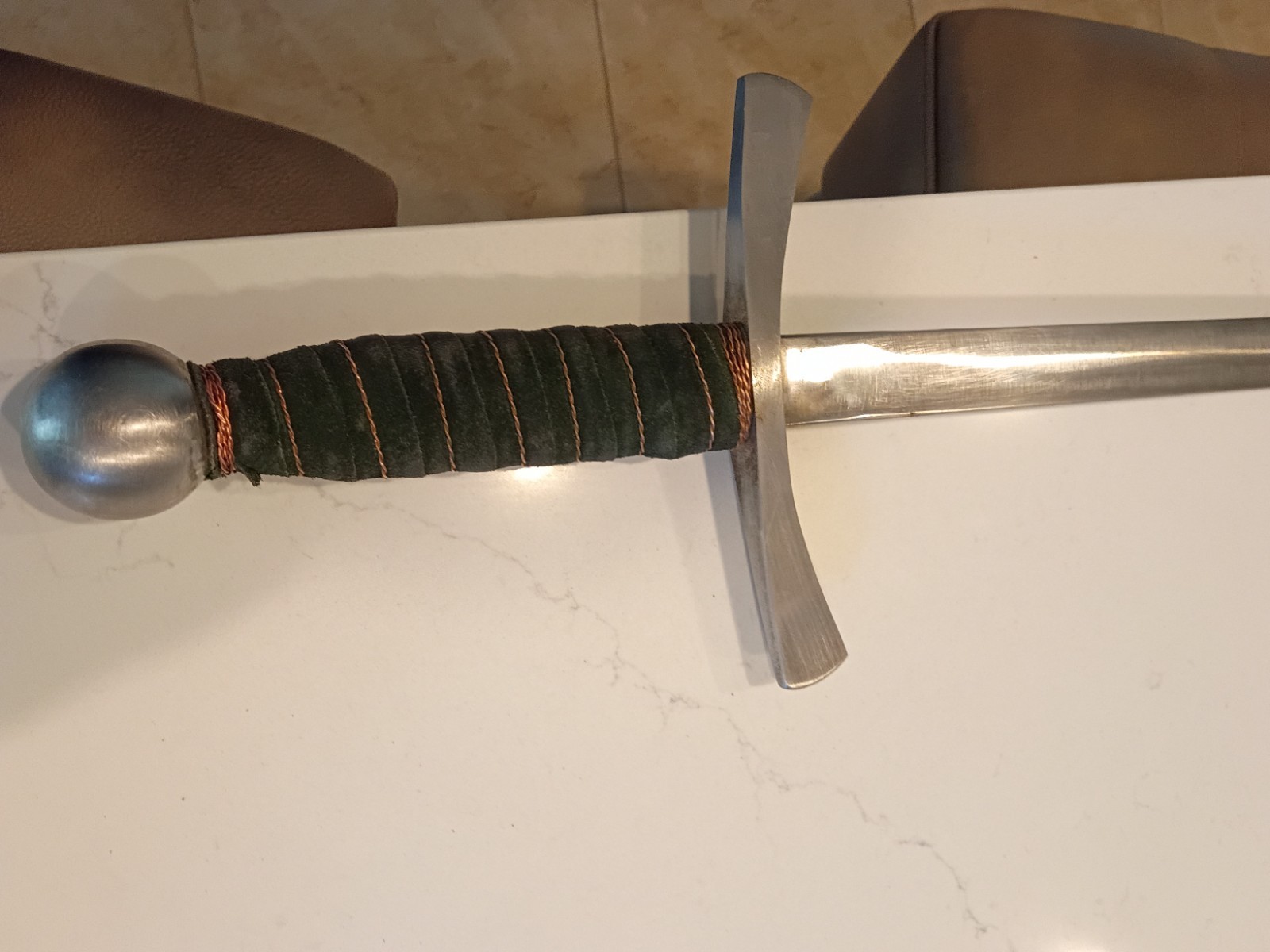 🔥 38.5″ Starfire Longsword/ Combat Sword W/Scabbard