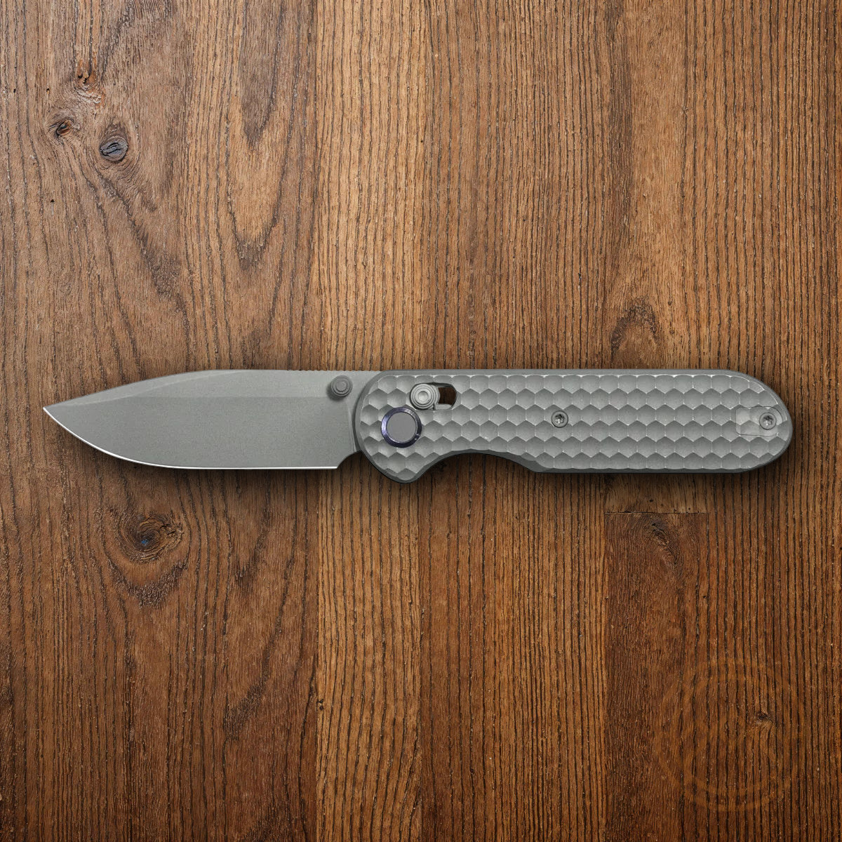 GEO Knife Ethereal Folding Knife 3″ Bohler M390 Steel Blade Titanium Handle