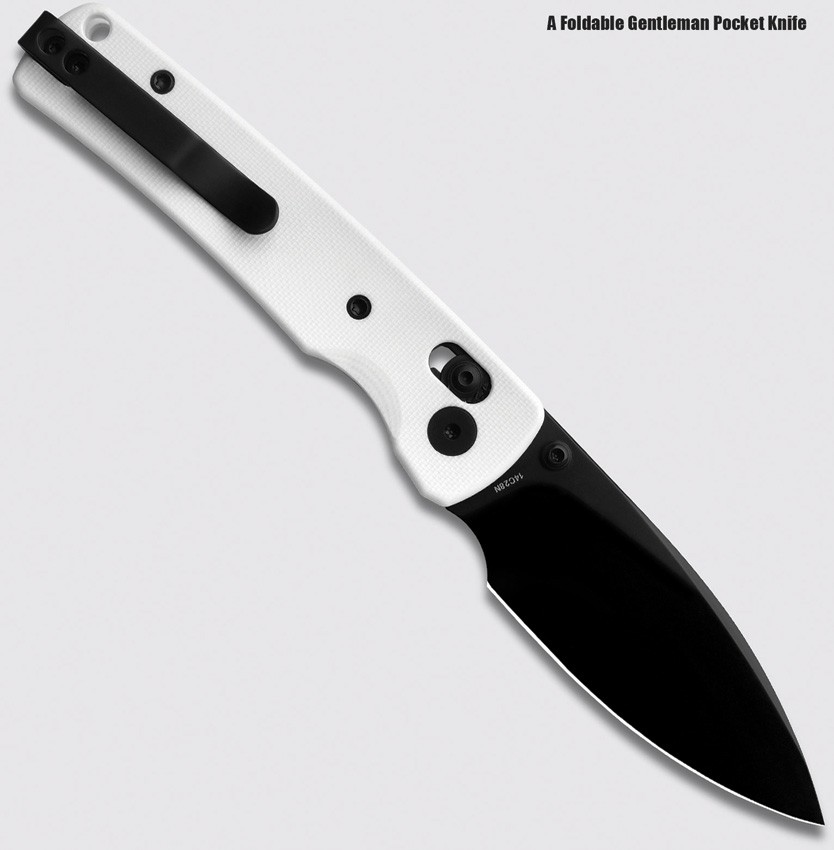 Miguron Knives Vakor Crossbar Lock White G10 Folding 14C28N Pocket Knife 817AWH
