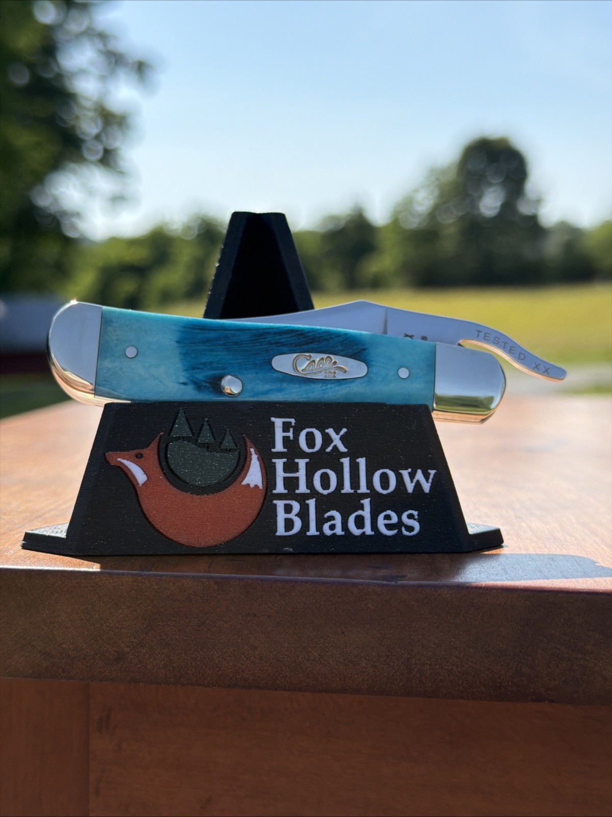 CASE XX 2025 SAWCUT CARRIBEAN BLUE BONE 61953L SS RUSSLOCK KNIFE